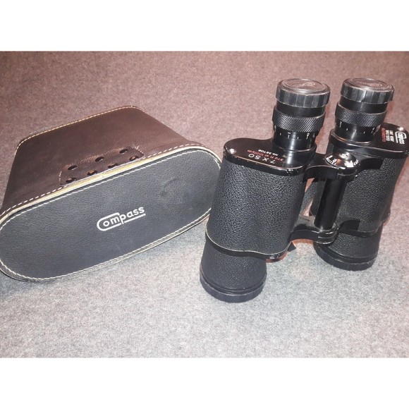 Vintage Compass Binocular Light Weight Triple Tested 7 x 50 No. 32709 - Picture 1 of 12